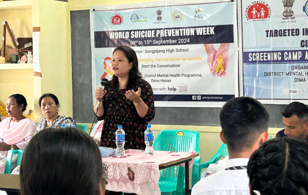 HELP Society and DMHP Organize World Suicide Prevention Week and Anti-Drug Awareness Camp