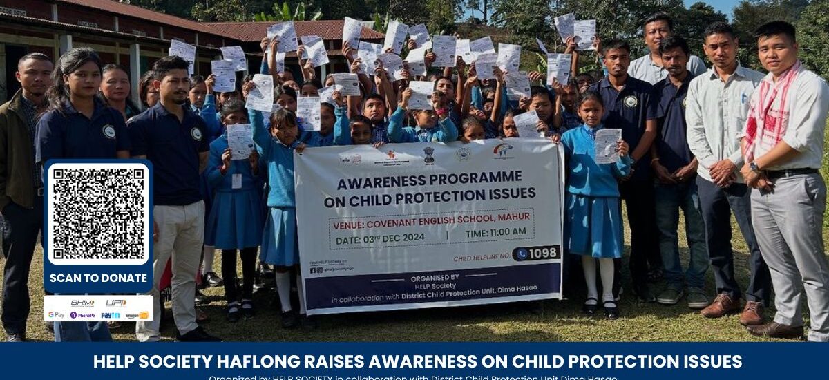 HELP Society Haflong and District Child Protection Unit Collaborate to Raise Awareness on Child Protection Issues