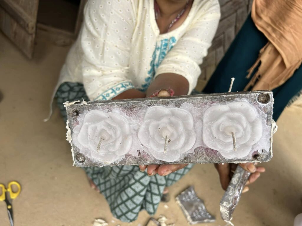 Candle Making Training by HELP Society Haflong at Ramji Village