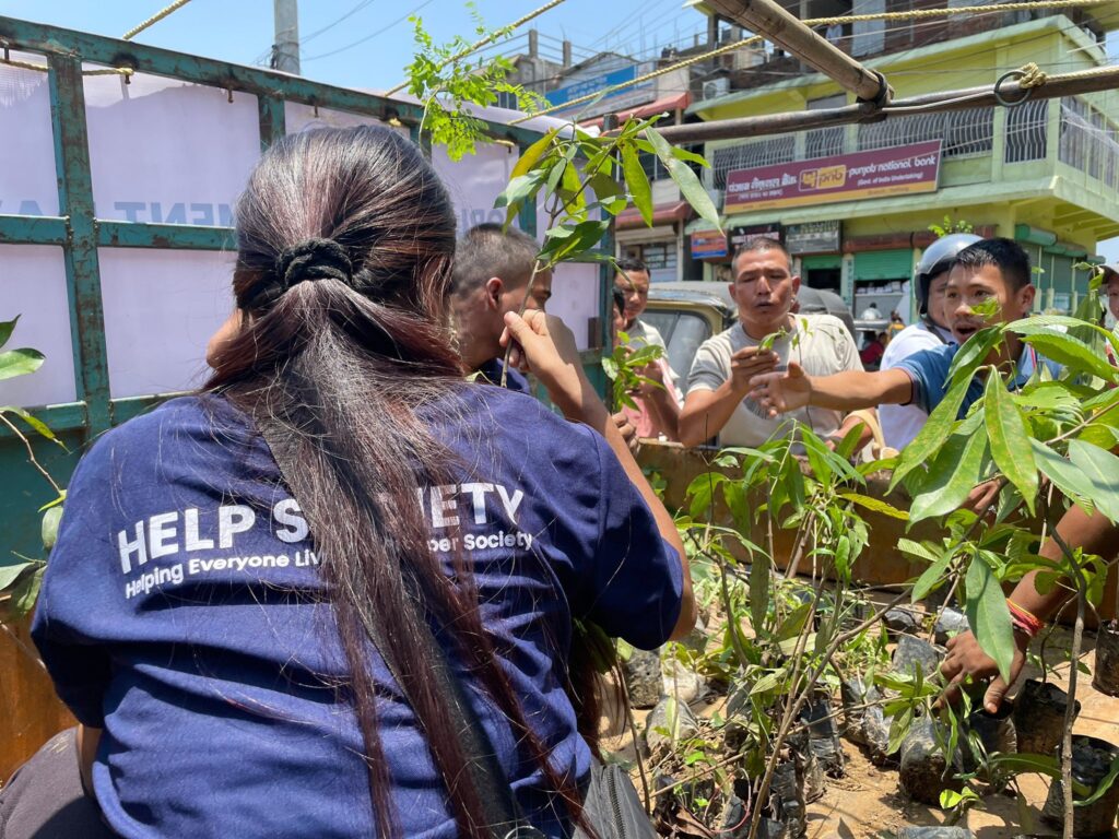 HELP Society NGO Blooms Haflong with Cherry Blossoms on Environment Day 2025