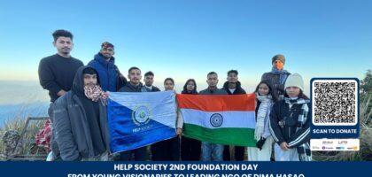 HELP Society Haflong Celebrates its 2nd Foundation Day: From Young Visionaries to Leading NGO of Dima Hasao
