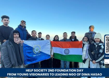 HELP Society Haflong Celebrates its 2nd Foundation Day: From Young Visionaries to Leading NGO of Dima Hasao