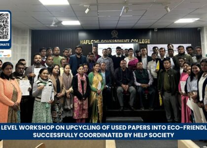 Zonal Level Workshop on Upcycling of Used Papers into Eco-Friendly Pens Successfully Coordinated by HELP Society Haflong
