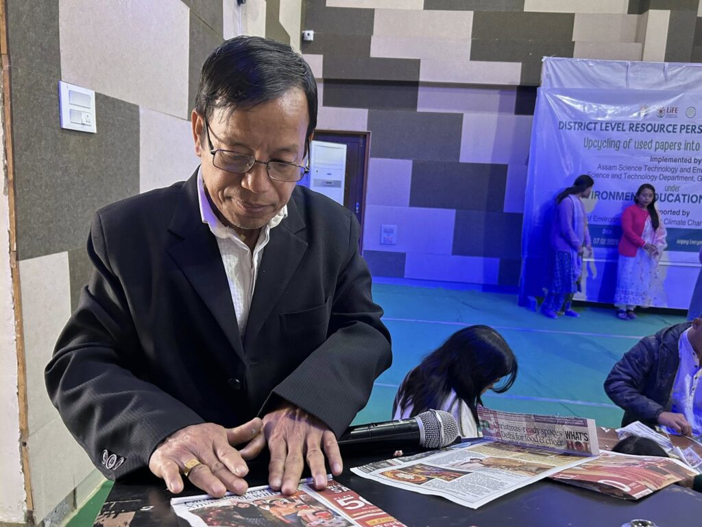 HELP Society Haflong organises District-Level Workshop on Upcycling of Used Papers into Eco-Friendly Pens