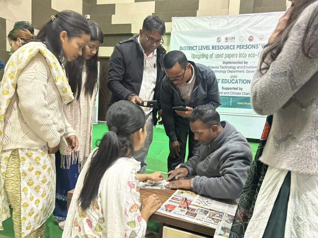 HELP Society NGO organises District-Level Workshop on Upcycling of Used Papers into Eco-Friendly Pens