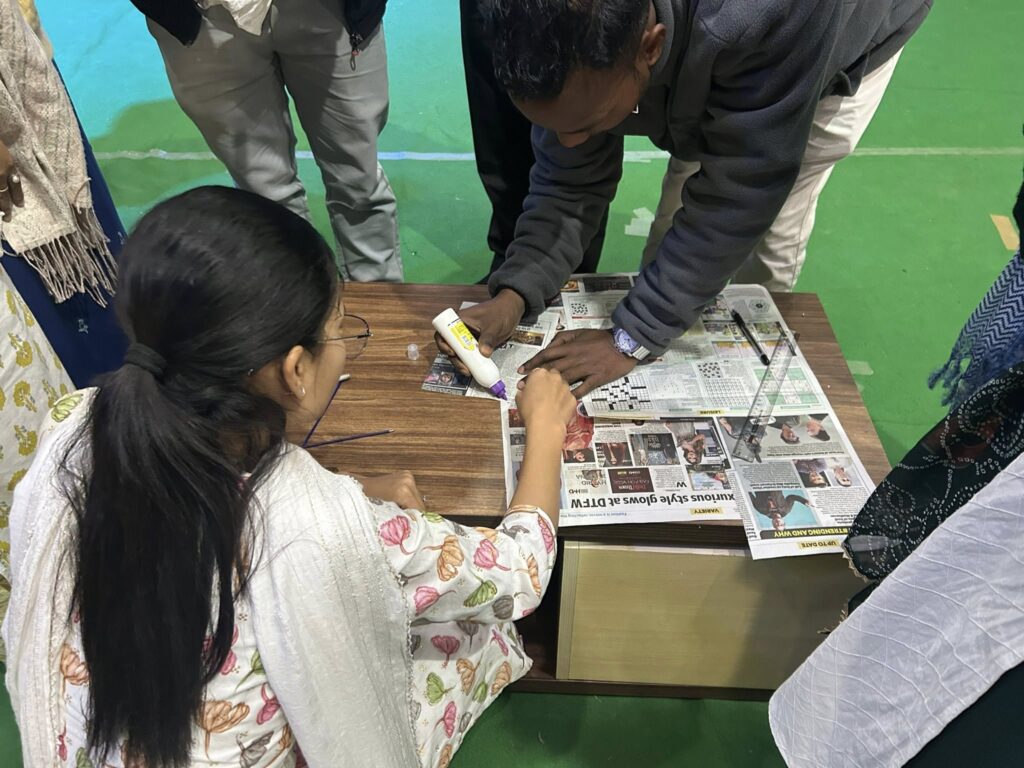 HELP Society organises District-Level Workshop on Upcycling of Used Papers into Eco-Friendly Pens