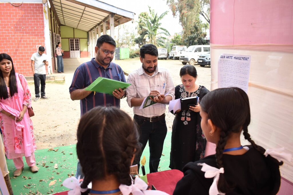 Transparent Evaluation by Expert Judges at the District Level Eco-Hackathon cum Exhibition in Dima Hasao by HELP Society NGO