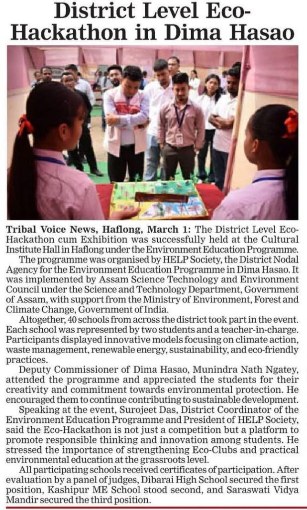 Published in Tribal Voice 02nd March 2026