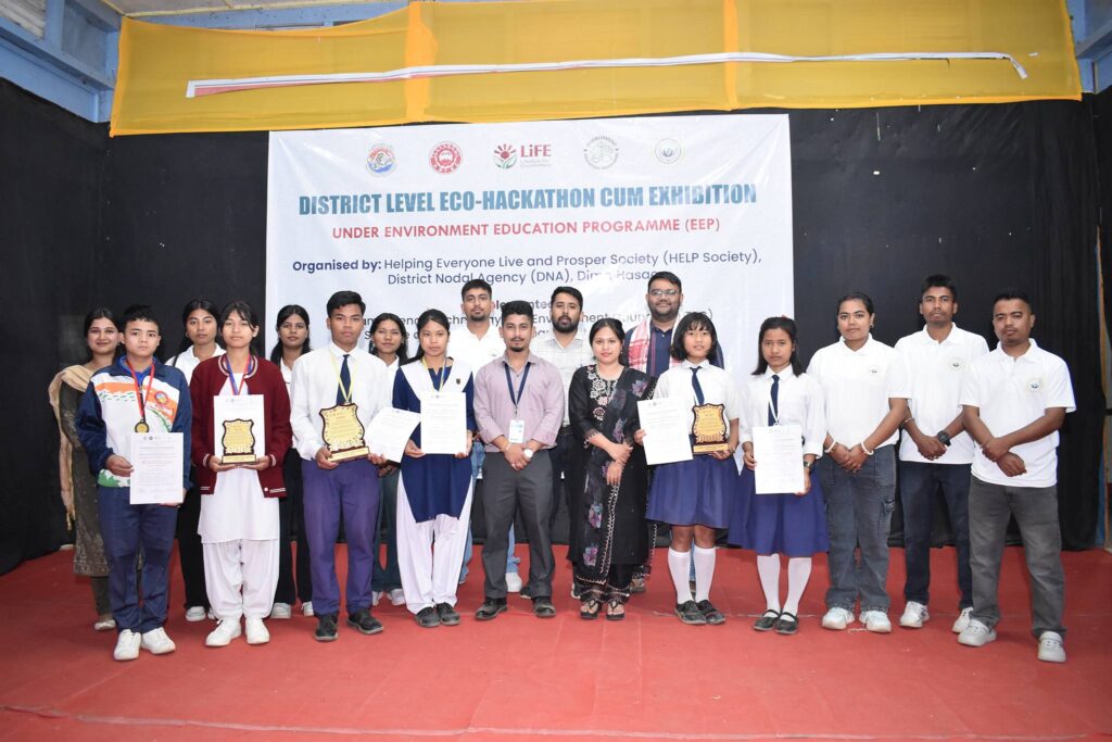 Winners of District Level Eco-Hackathon 2026 – Dima Hasao by HELP Society NGO