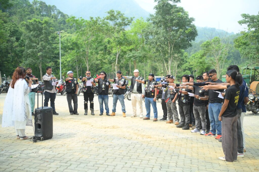 Green Pledge during the MOTUL Ride for Road Safety Awareness & Environment under the Trivia Fest 2026