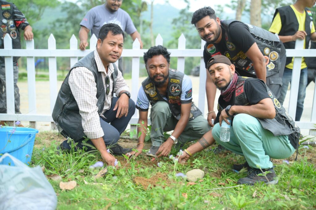 Tree Plantation Drive during the MOTUL Ride for Road Safety Awareness & Environment under the Trivia Fest 2026
