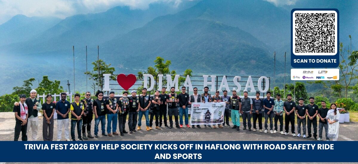 Trivia Fest 2026 by help society Kicks Off in Haflong with Road Safety Ride and Sports