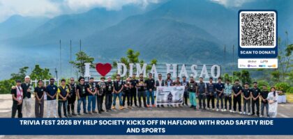 Trivia Fest 2026 by help society Kicks Off in Haflong with Road Safety Ride and Sports