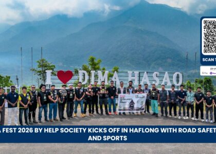 Trivia Fest 2026 by help society Kicks Off in Haflong with Road Safety Ride and Sports