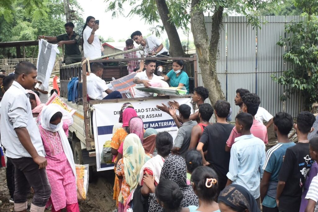 Assam Flood 2026_HELP Society NGO Takes Flood Relief from Dima Hasao to Sivasagar