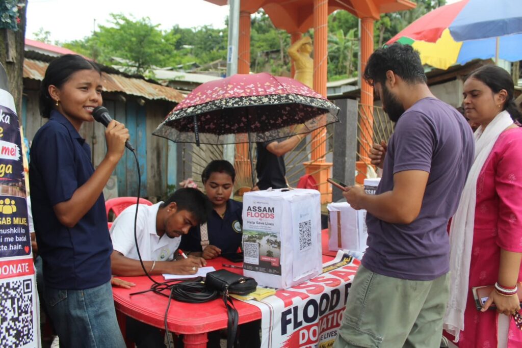 Assam Flood 2026: HELP Society Takes Flood Relief from Dima Hasao to Nepali Khuti, Sivasagar