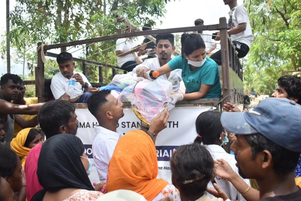 Assam Flood Relief 2026_HELP Society NGO Takes Flood Relief from Dima Hasao to Sivasagar