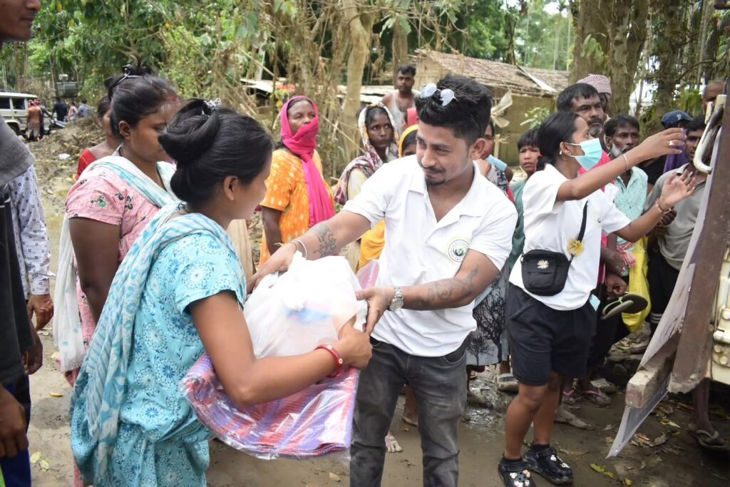 Assam Flood_HELP Society Takes Flood Relief from Dima Hasao to Sivasagar